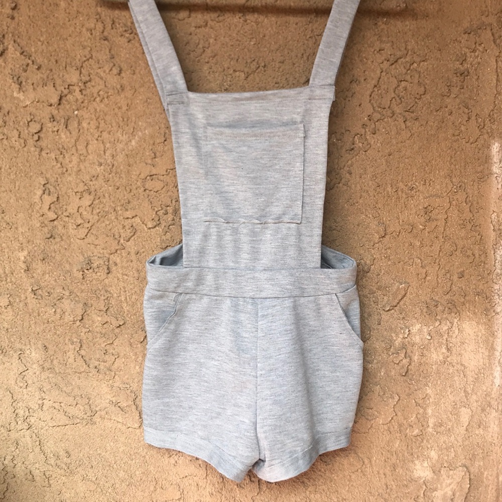 NWOT Gray overalls!